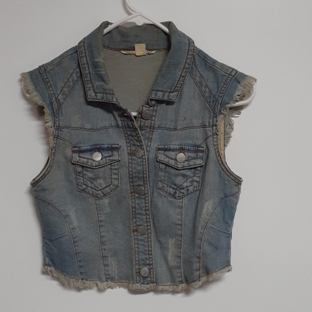 Mid waste Jean Jacket